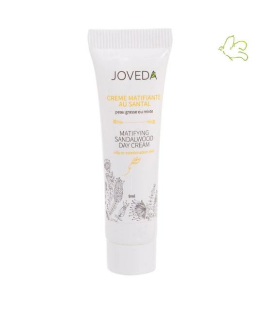 Joveda Crème Matifiante au Santal 9 ml – soin visage ayurvédique en format mini