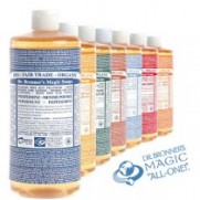 Dr. Bronner's savons magiques liquides 18 en 1
