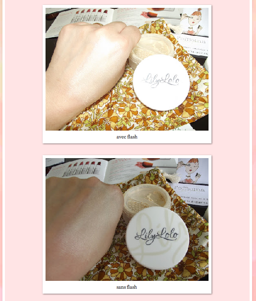 Lily Lolo l'Officina Paris maquillage minéral teint test