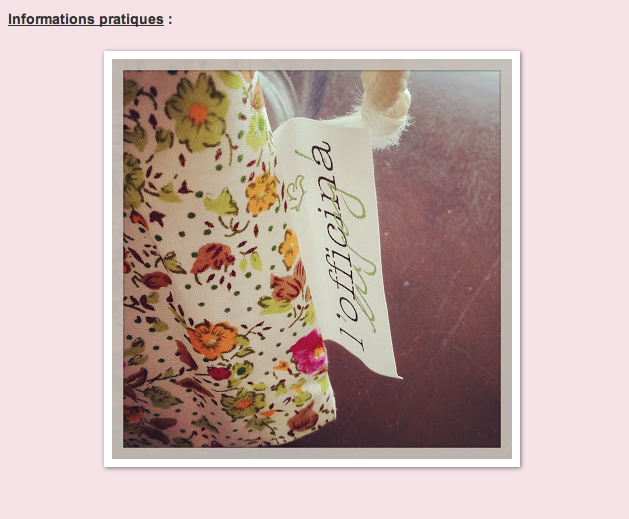 Dress-ing: informations pratiques de l'Officina