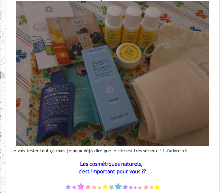 Une revue de "Miss Boubou" sur sa commande chez l'Officina 