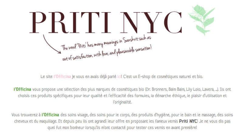 Lorsque mes ongles se mettent au naturel avec Priti NYC