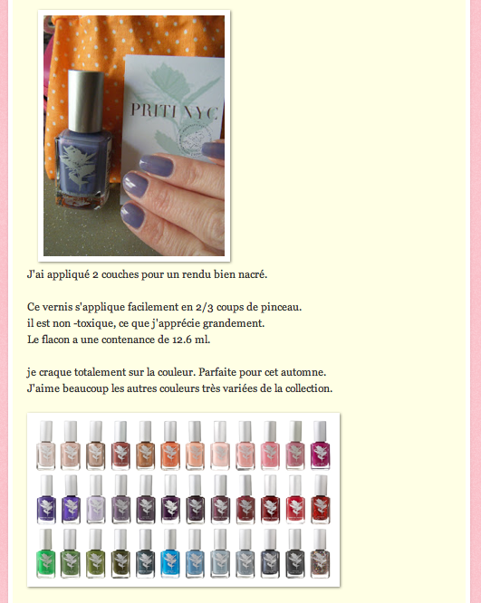 Priti NYC - Vernis à Ongles Flowers - Happy Wanderer  