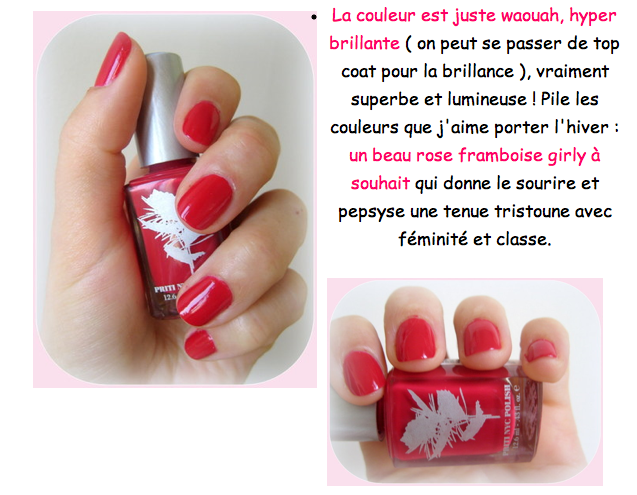 couleur hyper brillante, beau rose framboise girly - Love Lies Bleeding de Priti NYC