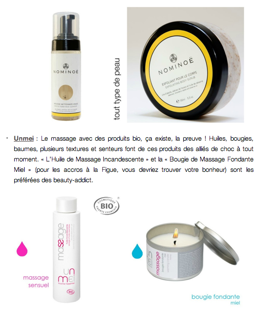 Le blog Totally Beauty Addict "A la découverte du site Officina-paris.fr": Nominoë & Unmei