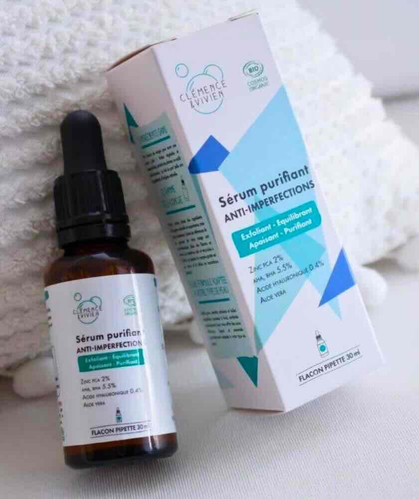 CLÉMENCE & VIVIEN Sérum Purifiant Anti-Imperfections bio