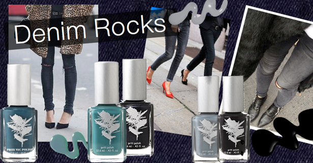 Denim Rocks - vernis à ongles non-toxiques Priti NYC