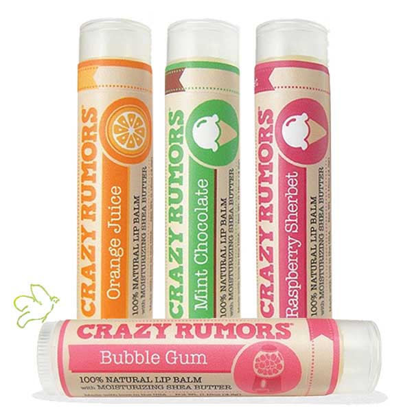 Crazy Rumors - Offre Découverte 4 Baumes Lèvres Naturels  