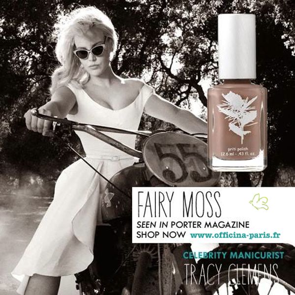 Le Vernis à Ongles Priti NYC Fairy Moss dans le Porter Magazine