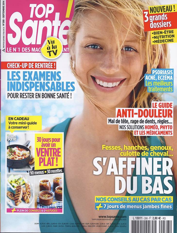 Unique Haircare Santé Magazine Eau de Bleuet