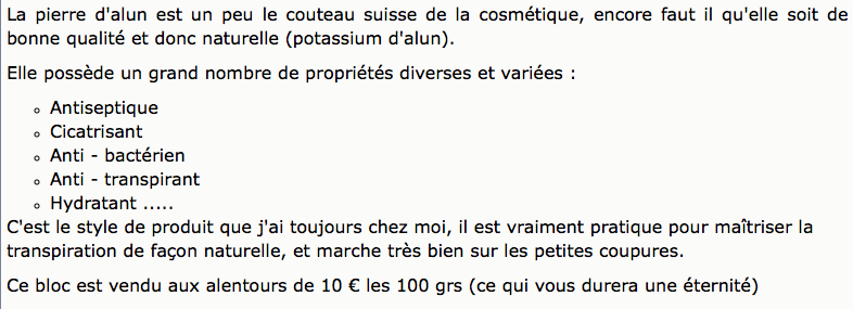 Féret Parfumeur - Bloc Hyalin 100% Pierre d’Alun naturelle