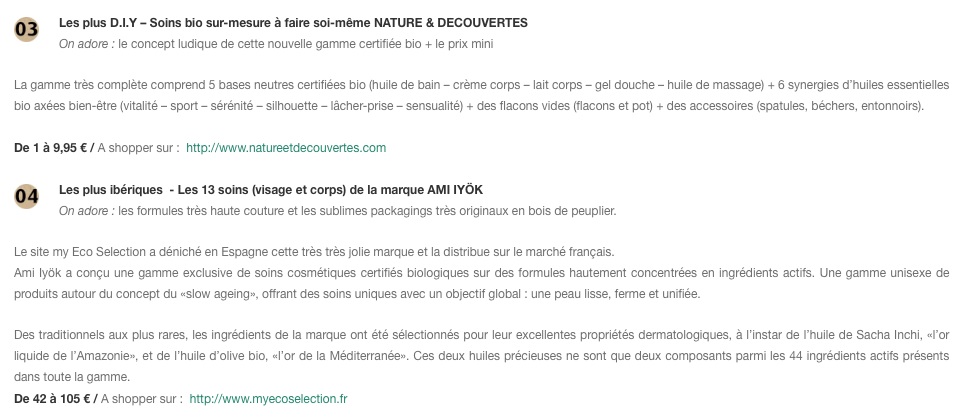 Ami Iyök parmi les "nouvelles pépites de beauté" sur FOREVERGREEN !