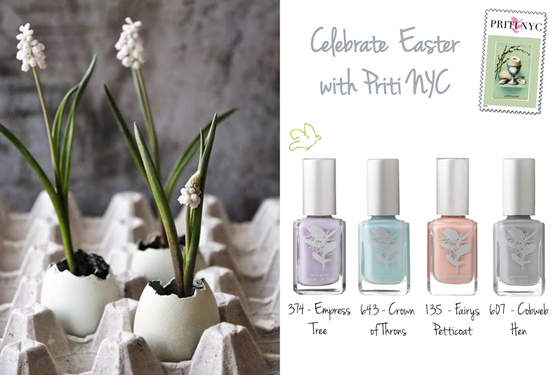 Priti NYC Pâques Couleurs Pastels douces