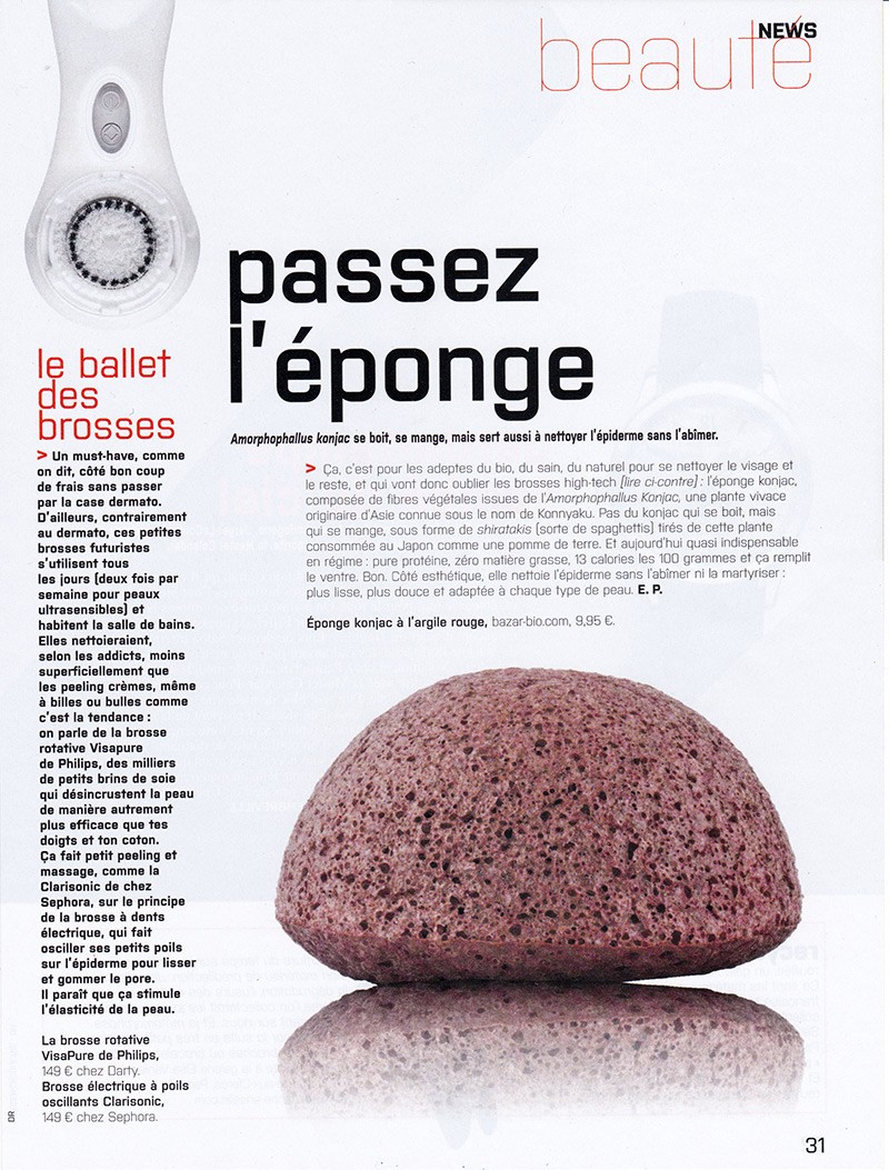 eponge konjac rouge liberation
