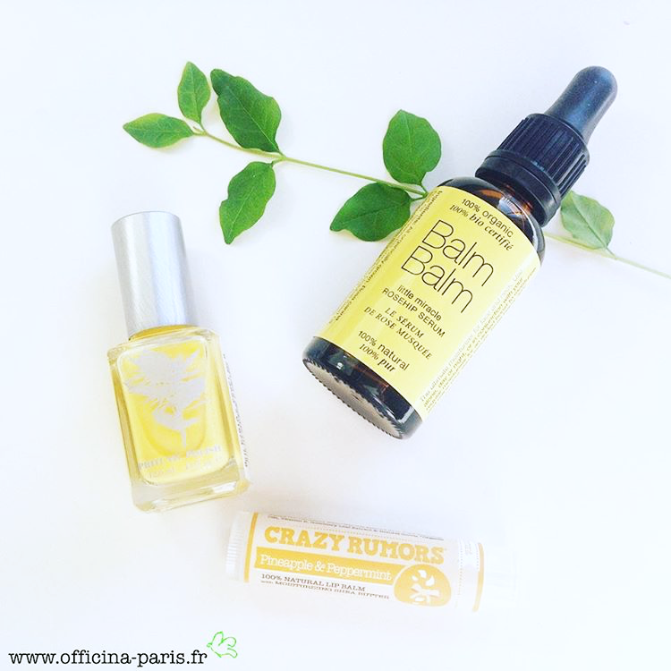 l'Officina Paris cosmétiques naturels et bio Yellow mood