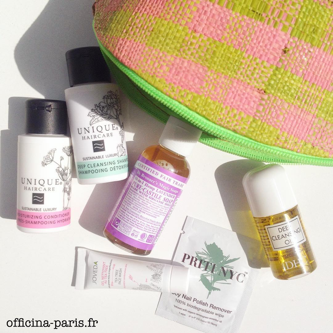 l'Officina Paris cosmétiques naturel bio Mini produits beauté green