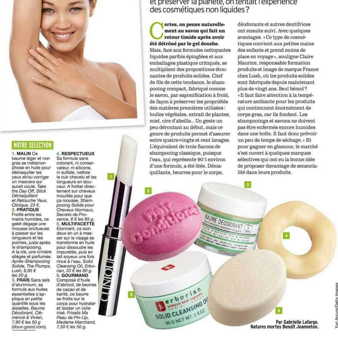 Clémence et Vivien Déodorant Crème bio Herbacé Version Fémina