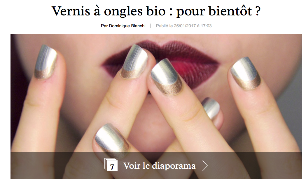 Vernis à ongles bio: pour bientôt? marieclaire.fr