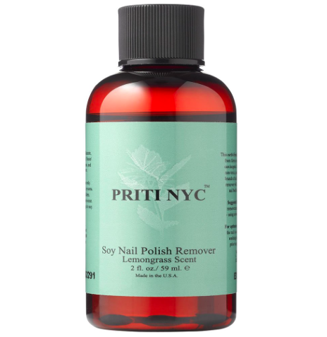 Priti NYC - Dissolvant organique au Soja - parfum Lemongrass (59 ml)