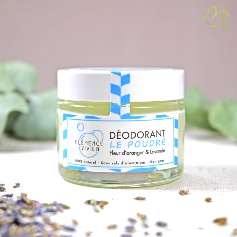 Clémence et Viviven Déodorant Crème bio Le Poudré