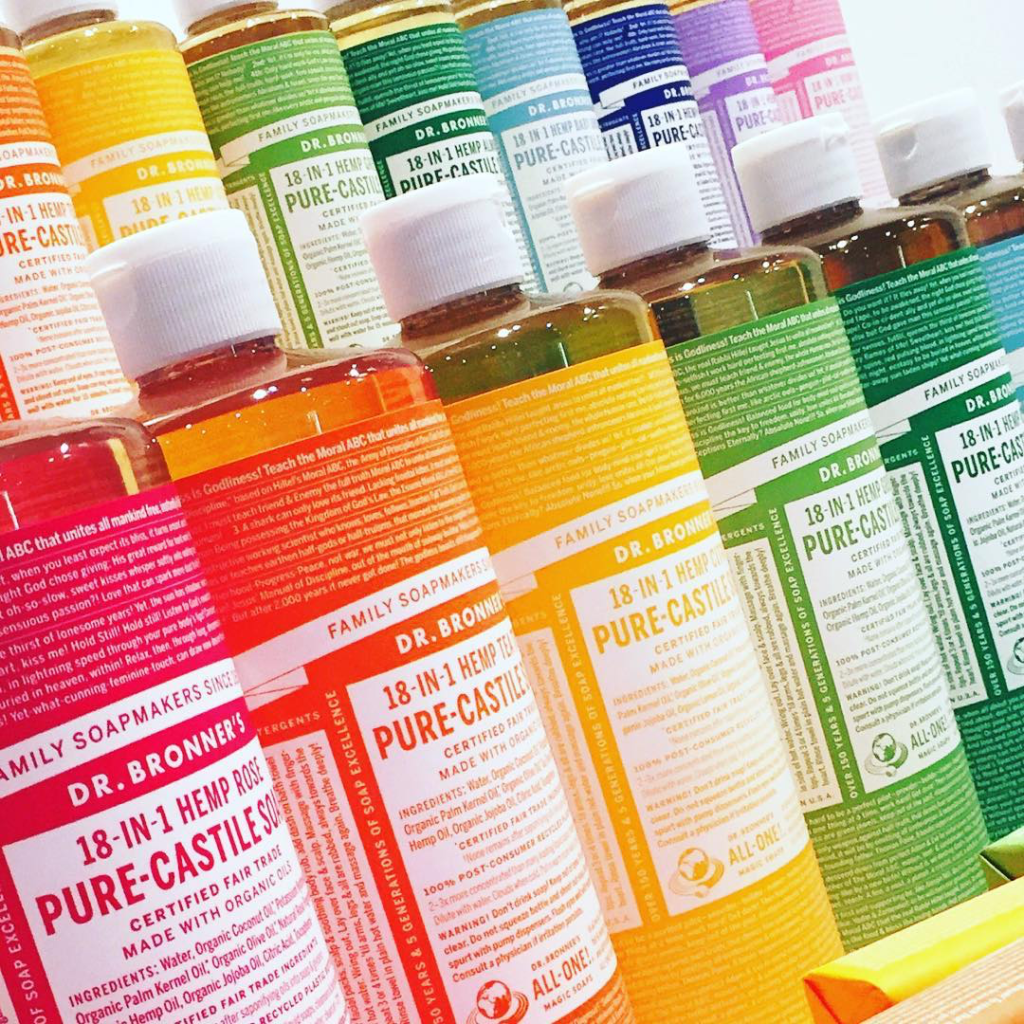 Dr. Bronner's Savon liquide bio Pur Végétal 18 en 1
