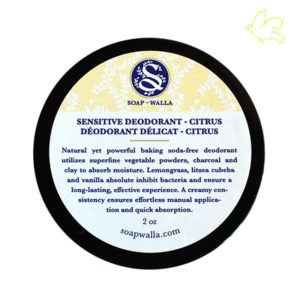 SOAPWALLA - Déodorant crème naturel DÉLICAT Citrus