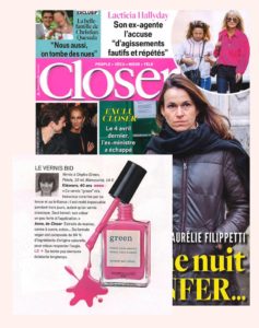 Lire la suite à propos de l’article Le vernis Petula Green Manucurist dans Closer