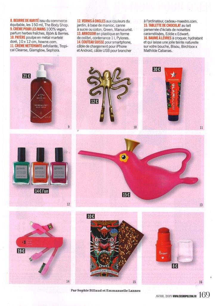 Vernis Green Manucurist Cosmopolitan avril2019