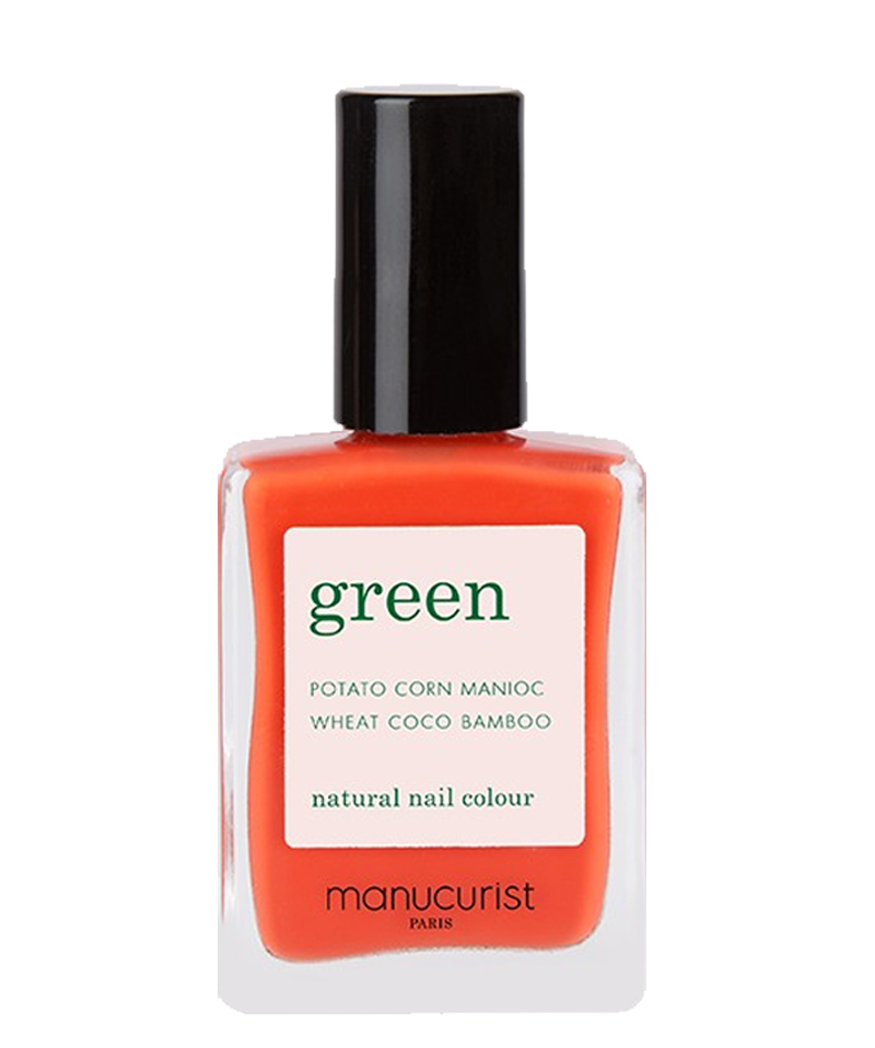 Vernis à Ongles orange corail Coral Reef GREEN MANUCURIST manucure automne l'Officina Paris 