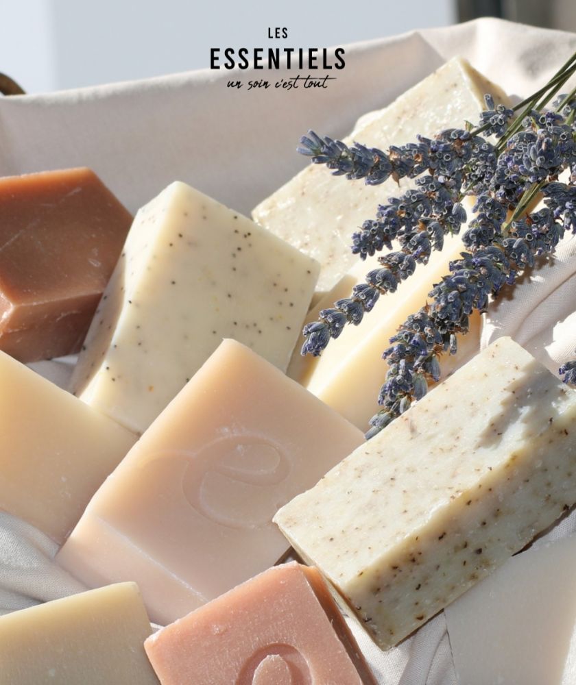 Savon surgras artisanal 100% naturel bio Savonnerie LES ESSENTIELS l'Officina Paris