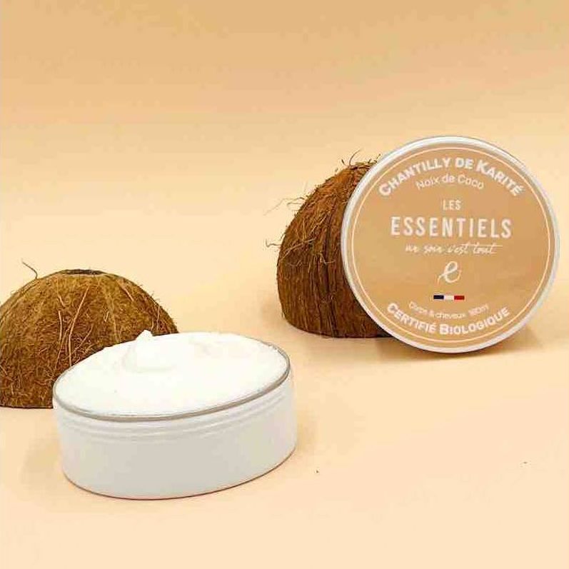 Chantilly de Karité Noix de Coco bio LES ESSENTIELS