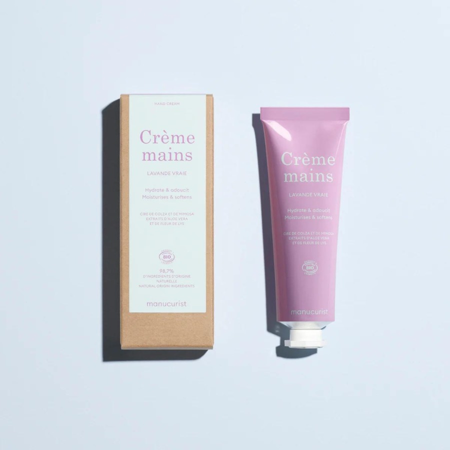 Crème Mains bio Parfum Lavande Vraie MANUCURIST PARIS - les essentiels beauté de l'automne l'Officina Paris