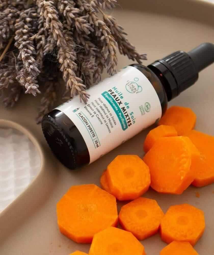 Huile de Soin Peaux Mixtes bio Clémence & Vivien - les essentiels beauté de l'automne l'Officina Paris