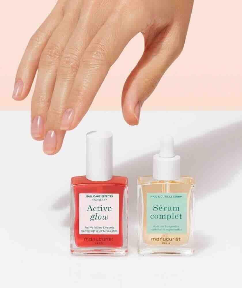 Healthy Glow Duo soin ongles Manucurist Green Active Glow & Sérum Complet