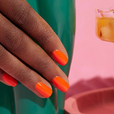 Vernis à ongles Orange printemps Sunset Green Manucurist l'Officina Paris