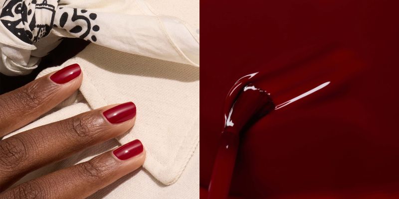 Vernis à ongles Dark Pansy Manucurist – bordeaux profond et élégant, parfait pour une manucure automnale sophistiquée.