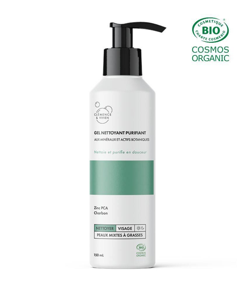 Gel Nettoyant Purifiant bio Peaux mixtes à grasses CLÉMENCE & VIVIEN