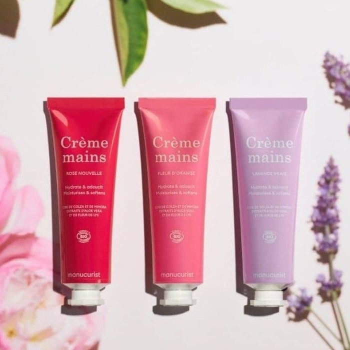 Crèmes mains bio Manucurist – trio de parfums naturels pour hydrater et protéger les mains en automne
