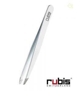 RUBIS Switzerland
Pince à Épiler Classic mors biais Blanc - fabrication artisanale en Suisse - disponible l'Officina Paris