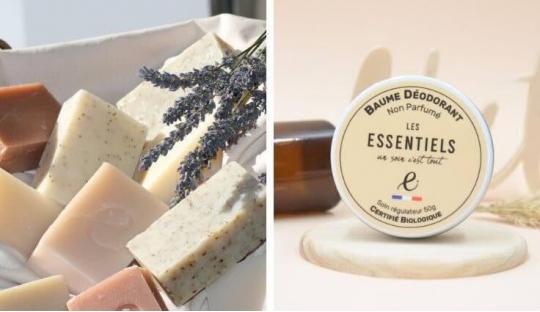 Natural soaps Les Essentiels skincare Certified Organic Made in France