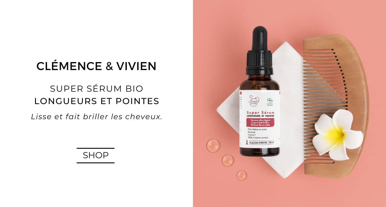 Clemence & Vivien Sérum cheveux bio pointes Boutique en ligne l'Officina Paris