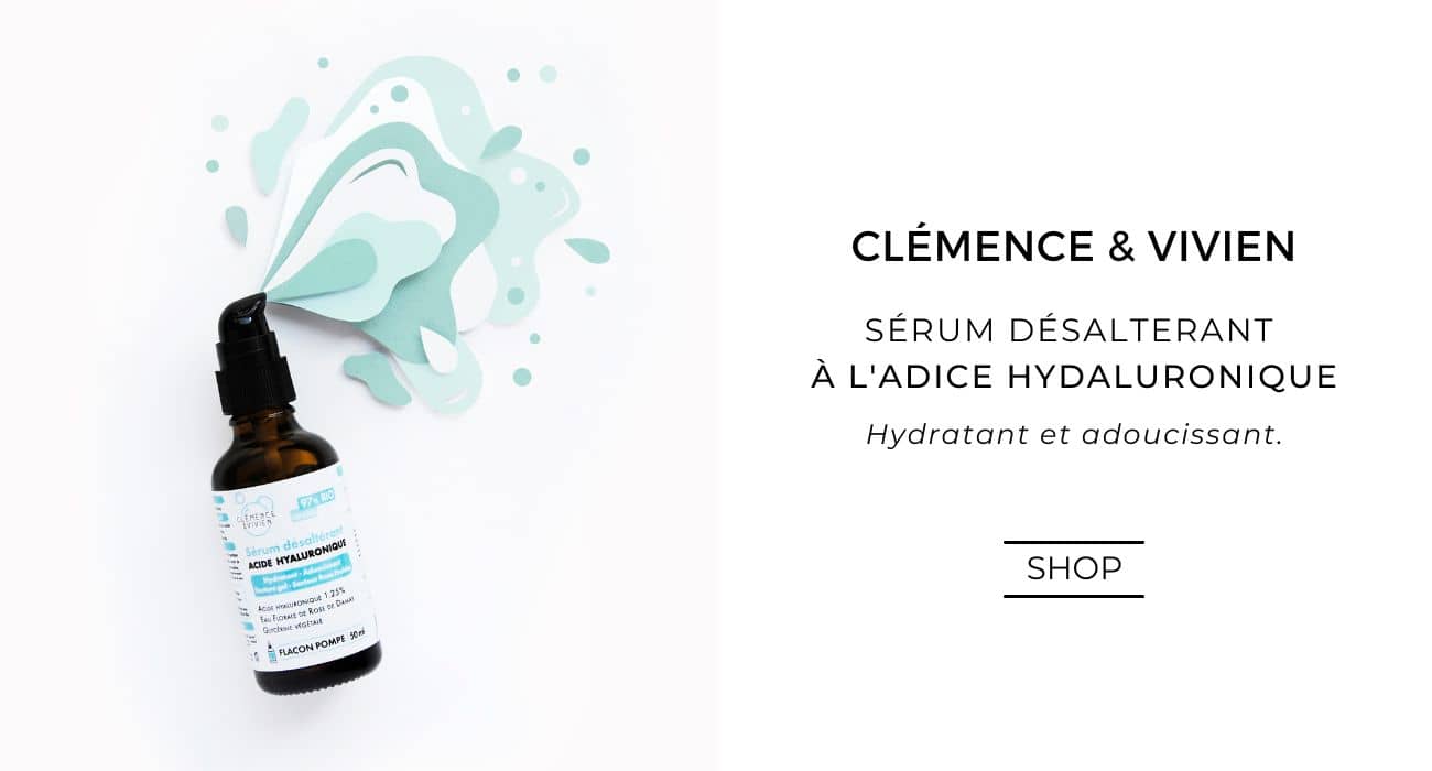 Clemence & Vivien Sérum acide hyaluronique bio peau déshydratée l'Officina Paris acheter en ligne