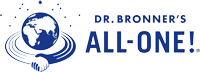Dr Bronner's magic soaps organic natural vegan All One fair-trade cosmetics skincare certifications USA Logo