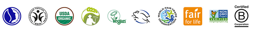 Dr Bronner's organic natural soap certification vegan fair trade organic Natrue