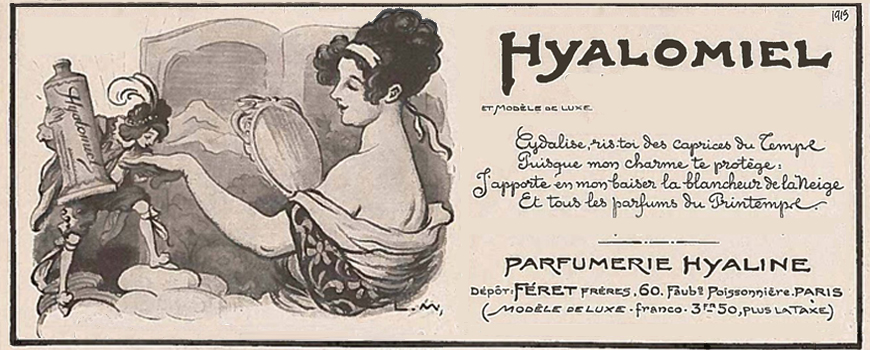 Hyalomiel Féret Parfumeur Gelée mains au miel bio Parfum rose poudrée Made in France