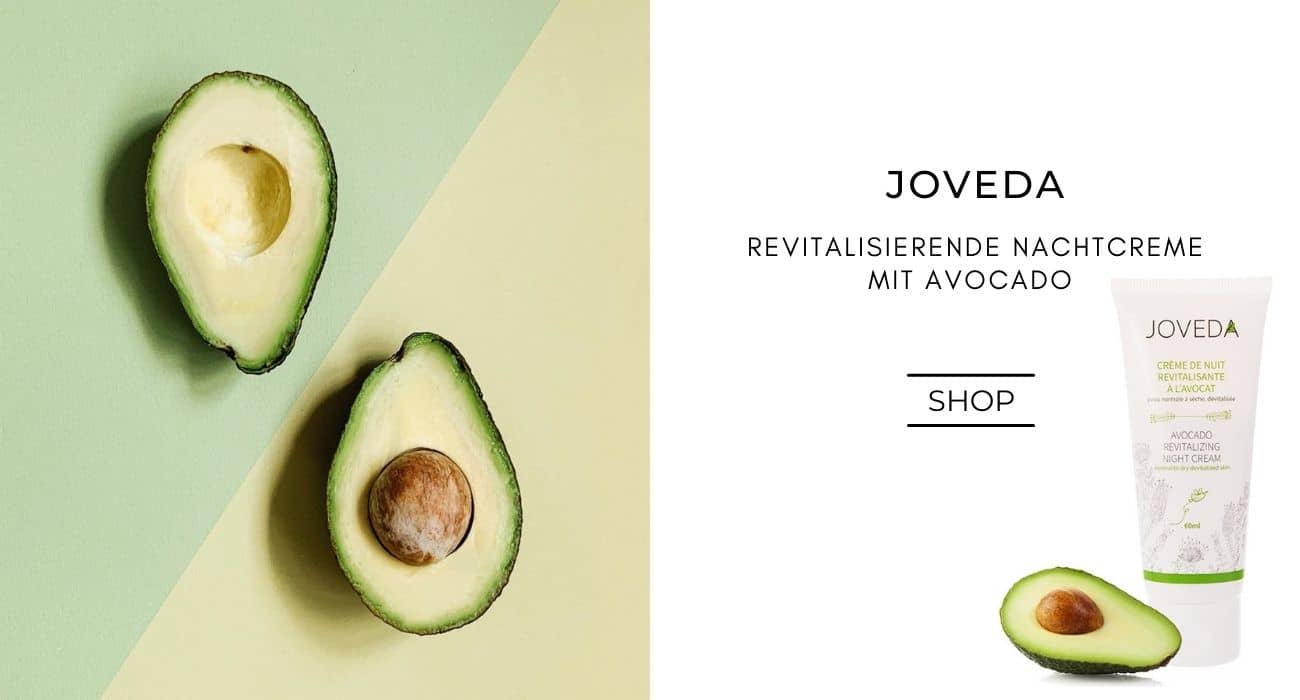 Joveda Naturkosmetik Ayurveda Nachtcreme mit Avocado zertifiziert skincare
