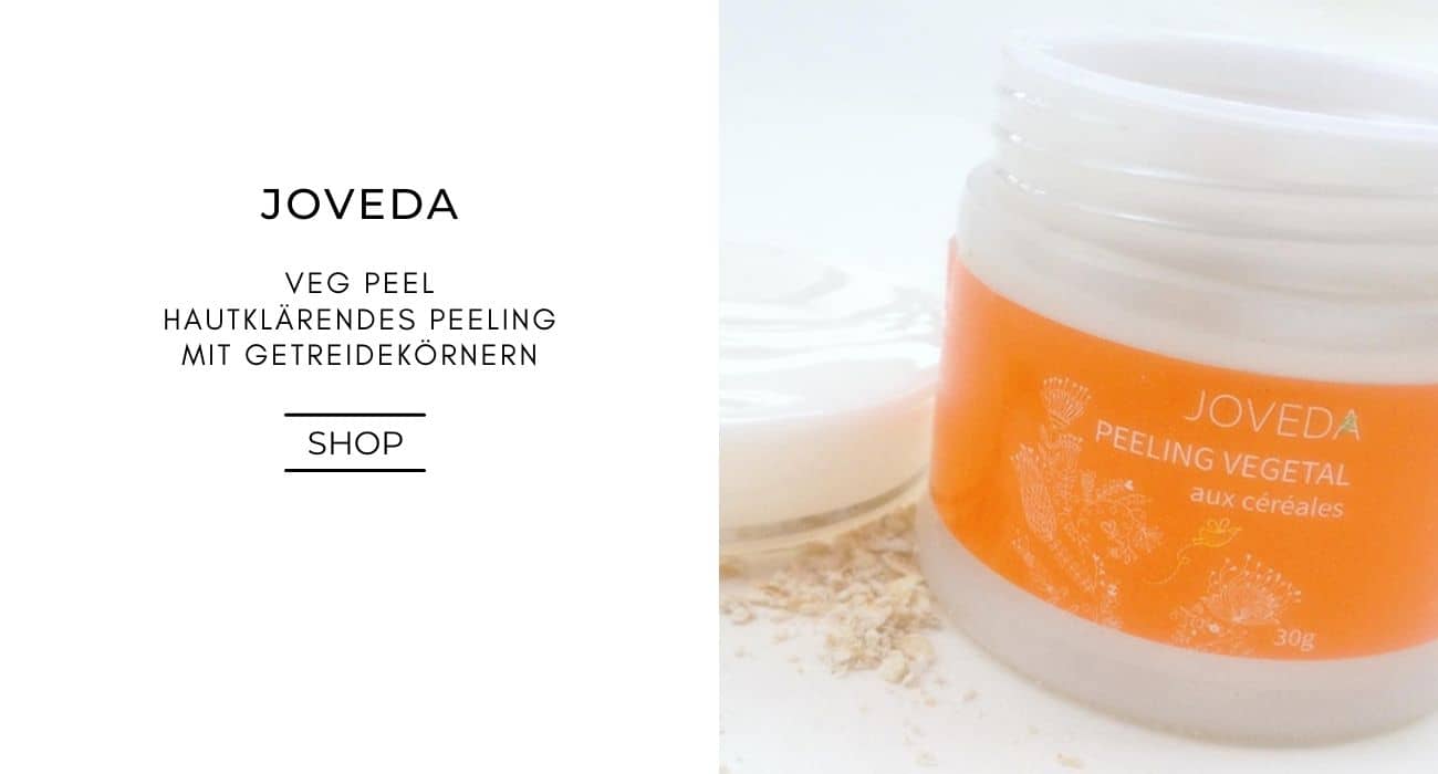 Joveda Veg Peel Akne Naturkosmetik online Shop Hautklärendes Peeling Getreidekörnern ayurvedic skincare