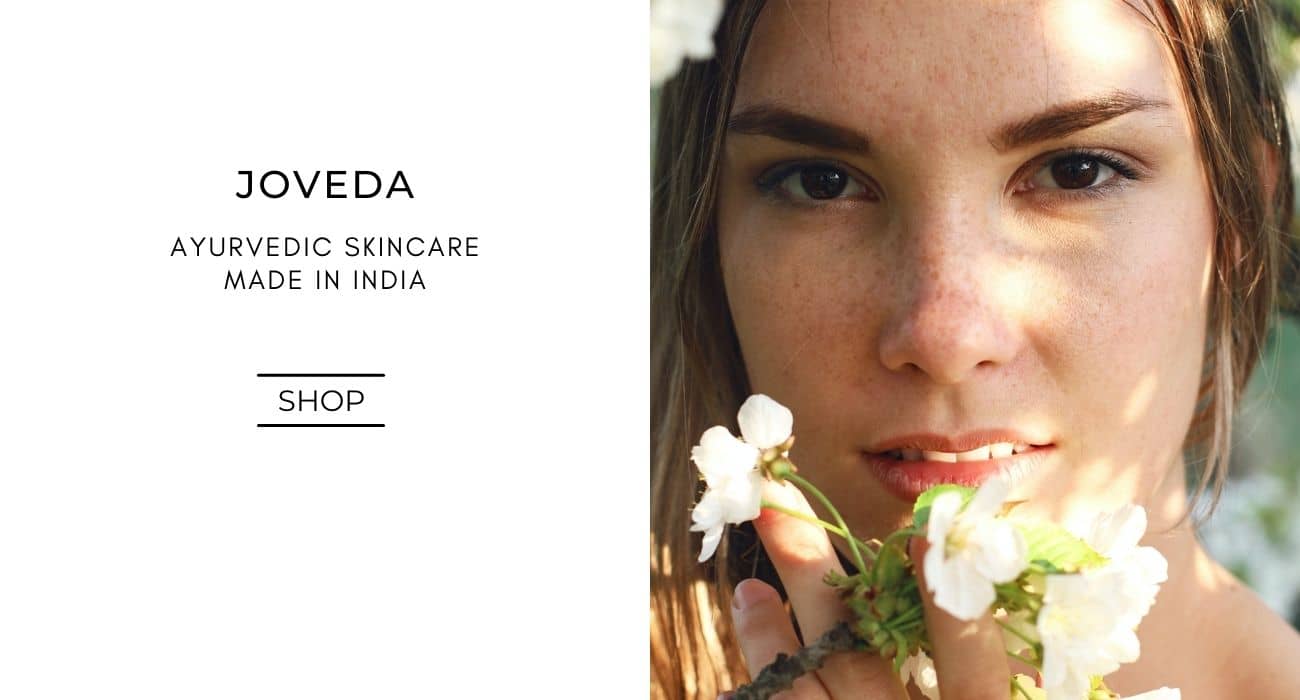 Joveda ayurvedic skincare acne oily skin natural cosmetics