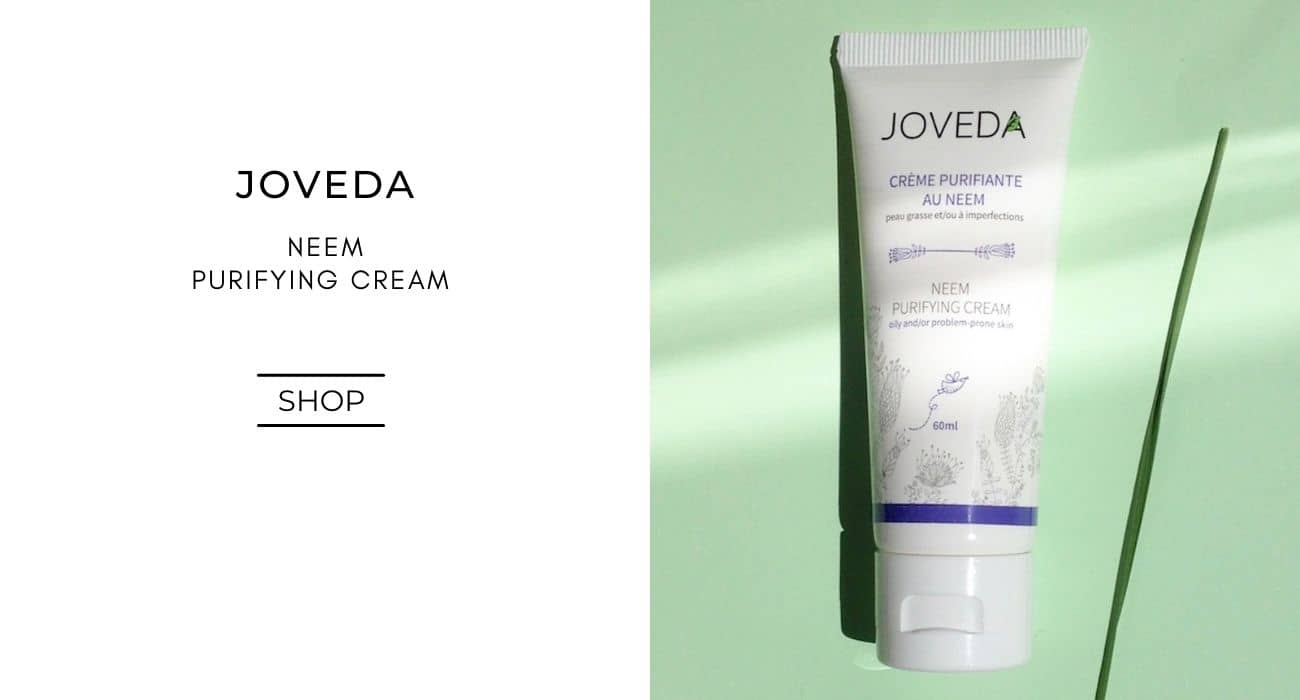 JOVEDA ayurvedic skincare Neem purifying cream acne oily skin natural cosmetics