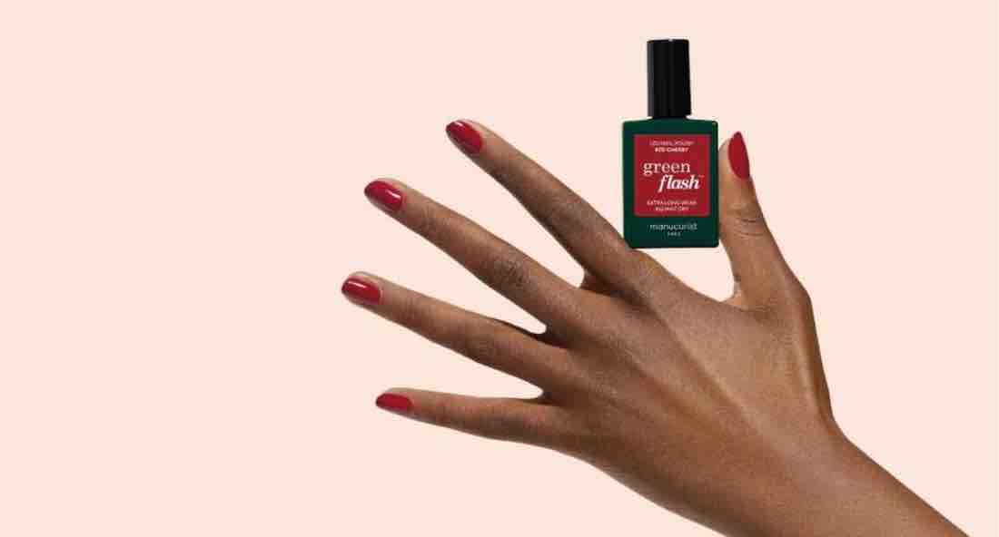 Manucurist green flash gel nail polish natural beauty online shop l'Officina Paris